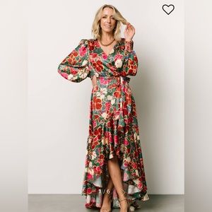 Brand new high low floral dress